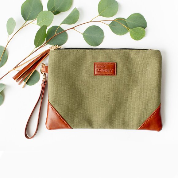 *HP* ARMY GREEN WRISTLET - RED/BLACK CHECK - Picture 3 of 5